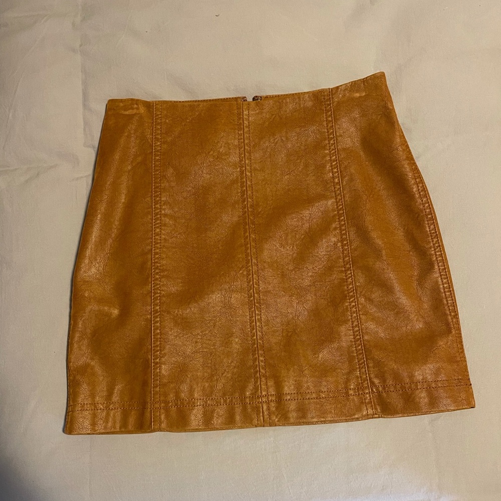 Free People Vegan Suede Skirt Size 0
